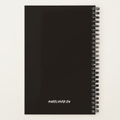 Niedlich Fox mit Journal - "Grow Up? Grow Wild!" Notizblock (Rückseite)