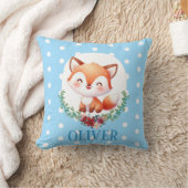 Niedlich Fox Polka Dot Elegant Kissen (Decke)