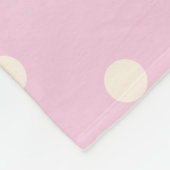 Niedlich Fox Polka Dot Elegant Personalisiert Fleecedecke (Ecke)