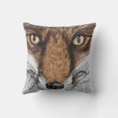 Niedlich Fox-Portrait Kissen (Rückseite)