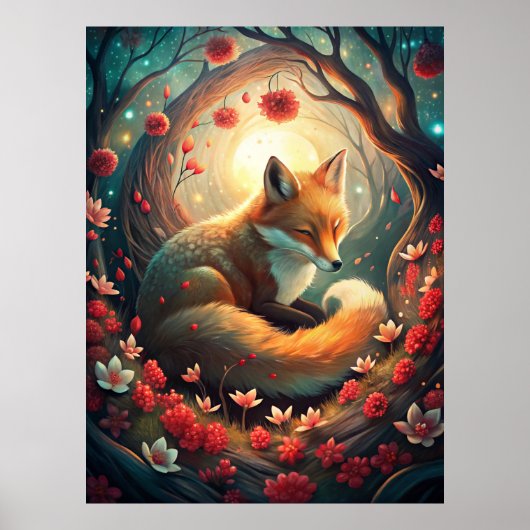 Niedlich Fox Poster (Vorne)