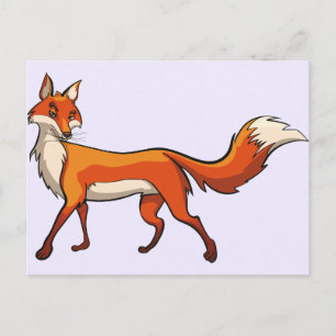 Niedlich Fox Postkarte