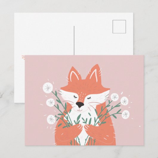Niedlich Fox Postkarte (Vorne/Hinten)