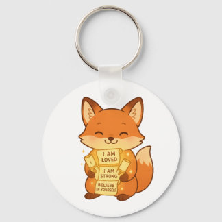 Niedlich Fox Schlüsselanhänger 🦊 💌 - Positive Vi