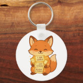 Niedlich Fox Schlüsselanhänger 🦊 💌 - Positive Vi (Rückseite)