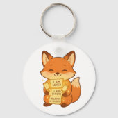 Niedlich Fox Schlüsselanhänger 🦊 💌 - Positive Vi (Rückseite)