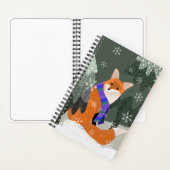 Niedlich Fox Sketch Journal Notizblock (Innen)