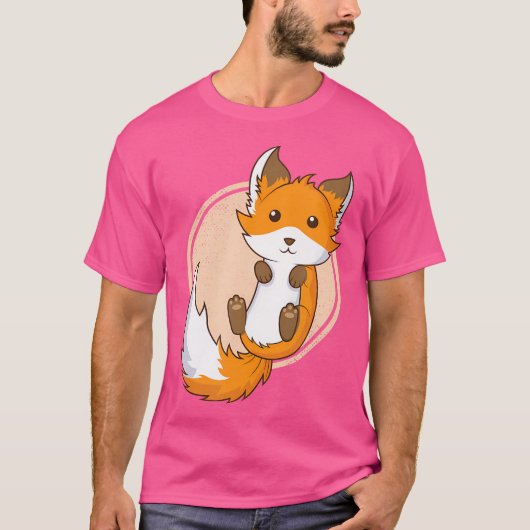 Niedlich Fox T-Shirt (Vorderseite)