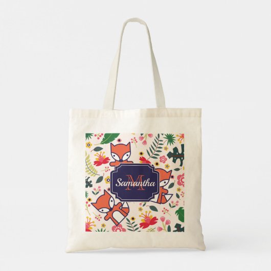 Niedlich Fox Tragetasche (Rückseite)