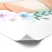 Niedlich Fox Watercolor Poster (Ecke)