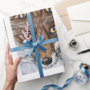 Niedlich Fox Wildlife Nature Portrait Geschenkpapier