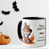 Niedlich Fox Wizard Hat kids Halloween Tasse
