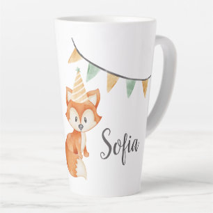 Niedlich Fox Woodland Party Hutpink Milchtasse