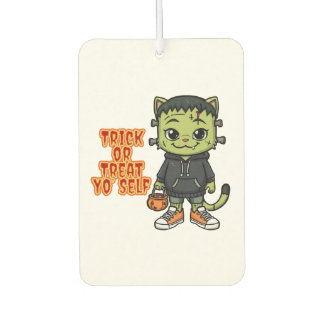 Niedlich Frankenstein Cat Monster - Kawaii Spooky Autolufterfrischer