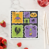 Niedlich Frankenstein Coquette Halloween Serviette (Beispiel)