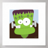Niedlich Frankenstein Monster | 6 x 6 Print Poster (Vorne)