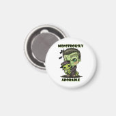 Niedlich Frankenstein Monster mit Plushie Magnet (Vorderseite/Rückseite)