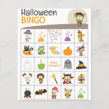 Niedlich Frankenstein & Spider Halloween BINGO Boa