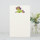 Niedlich Frankenstein Unicorn Halloween Briefpapier (Stehend Vorderseite)