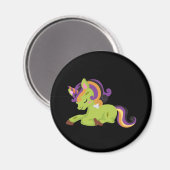 Niedlich Frankenstein Unicorn Halloween Magnet (Vorderseite/Rückseite)