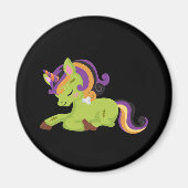 Niedlich Frankenstein Unicorn Halloween Magnet (Vorne)
