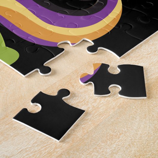 Niedlich Frankenstein Unicorn Halloween Puzzle (Seite)