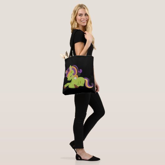 Niedlich Frankenstein Unicorn Halloween Tasche (Am Model)