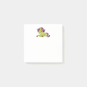 Niedlich Frankenstein Unicorn Halloween Zeichnend Post-it Klebezettel
