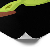 Niedlich Frankenstein Unicorn Halloween Zeichnend Poster (Ecke)