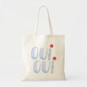 Niedlich French Oui Oui Tragetasche (Vorne)