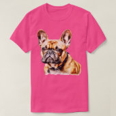 Niedlich Frenchie Dog T-Shirt (Design vorne)