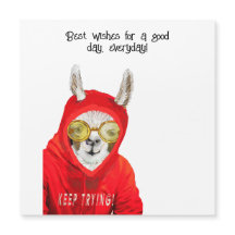 Niedlich, freundlich, Spaß Mama Llama, Behalt Magn