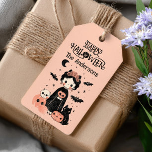 Niedlich Frida Kahlo Whimsical Pink Happy Hallowee Geschenkanhänger