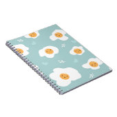 Niedlich fried Eggs Spiral Notebook Notizblock (Rechte Seite)