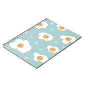 Niedlich fried Eggs Spiral Notebook Notizblock (Linke Seite)