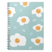 Niedlich fried Eggs Spiral Notebook Notizblock (Vorderseite)