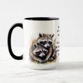 Niedlich Friend Raccoons Sprichwort Freundschaftsa Tasse (Links)