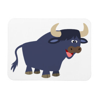 Niedlich Friendly Cartoon Bull Flexible Magnet