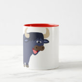 Niedlich Friendly Cartoon Bull Tasse (Mittel)