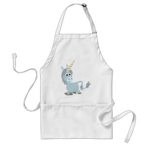 Niedlich Friendly Cartoon Einhorn Kochen Schürze