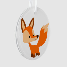 Niedlich Friendly Cartoon Fox Acryldekoration Ornament