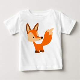 Niedlich Friendly Cartoon Fox Baby T - Shirt