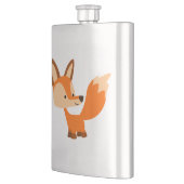 Niedlich Friendly Cartoon Fox Classic Flask Flachmann (Links)