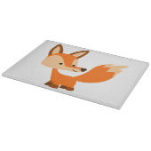 Niedlich Friendly Cartoon Fox Cutting Board Schneidebrett (Ecke)