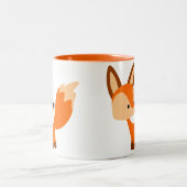 Niedlich Friendly Cartoon Fox Tasse (Mittel)