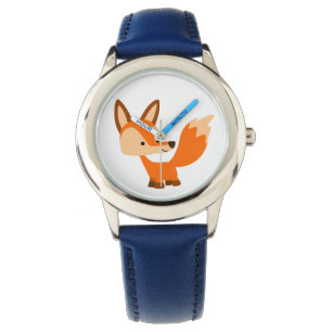 Niedlich Friendly Cartoon Fox Watch Armbanduhr