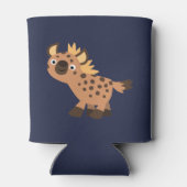 Niedlich Friendly Cartoon Hyena Dosenkühler (Rückseite)