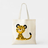 Niedlich Friendly Cartoon Jaguar Tote Bag Tragetasche (Rückseite)