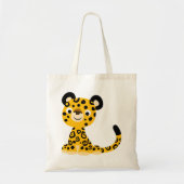 Niedlich Friendly Cartoon Jaguar Tote Bag Tragetasche (Vorne)