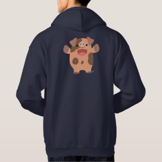 Niedlich Friendly Cartoon Pig Hoodie